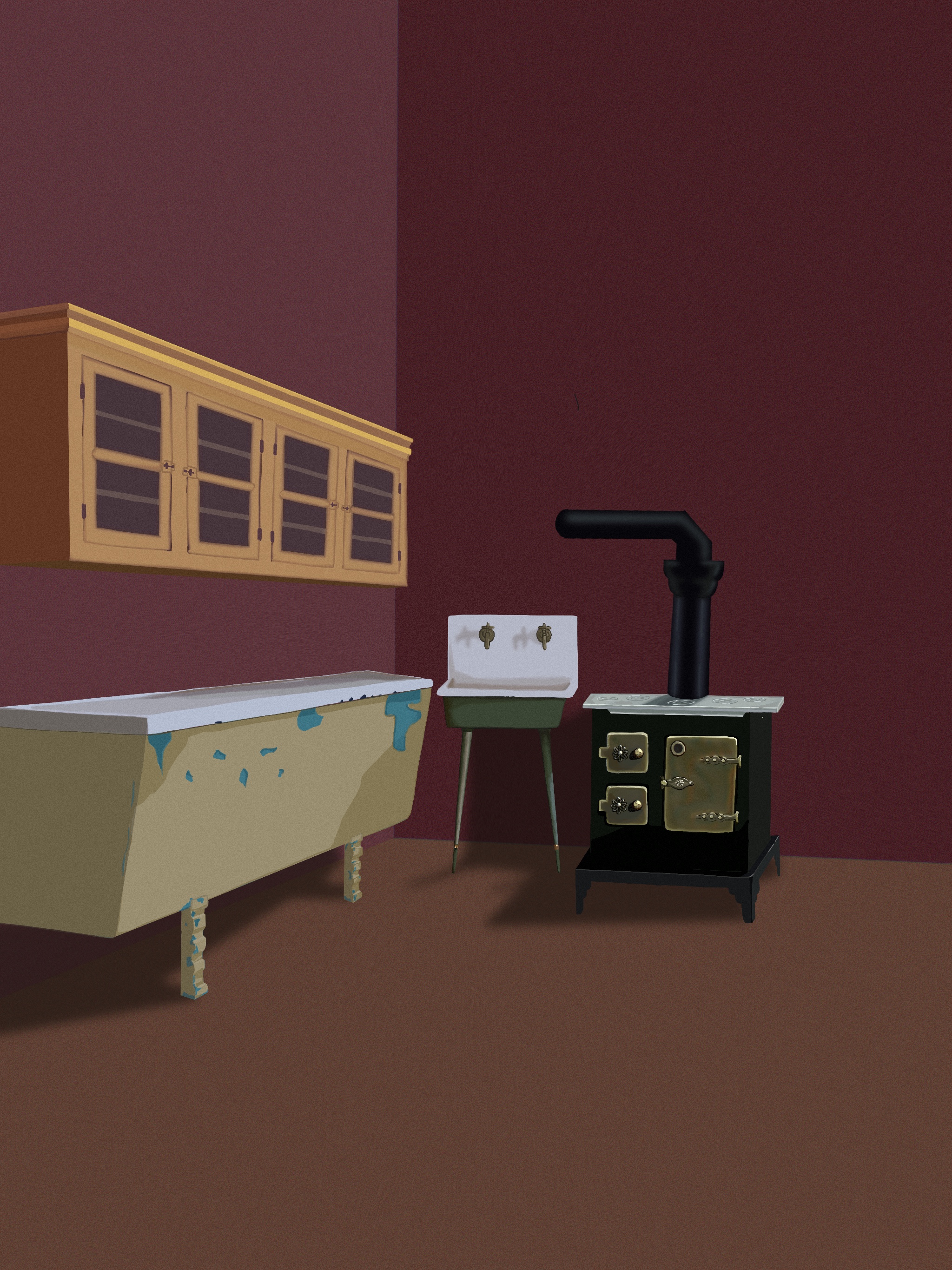 Kitchen illustration reference